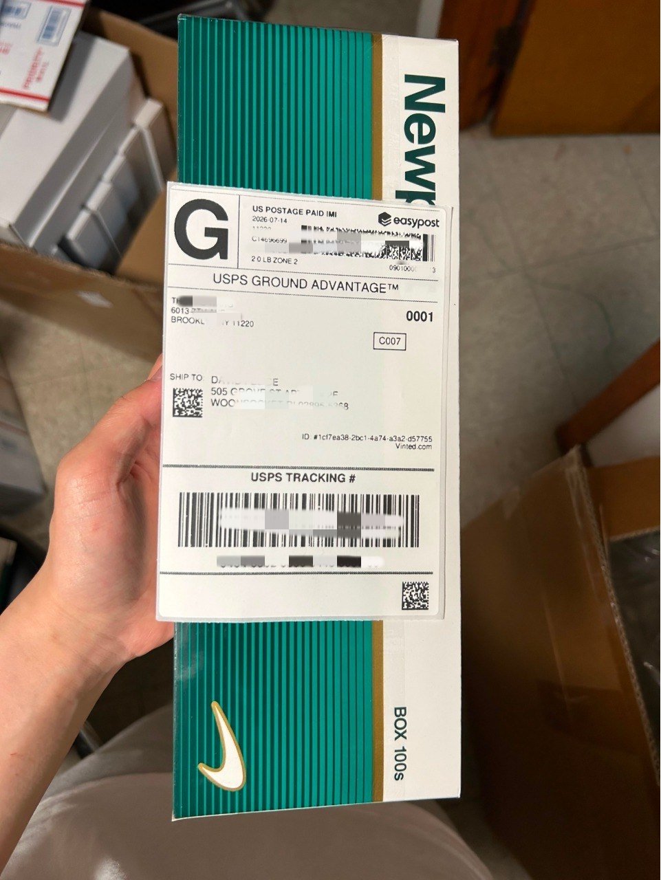 Recently packed order 19
